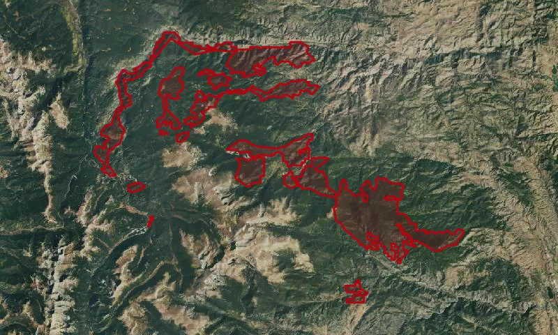 Comanche Peak Adjacent Area Roadless Area