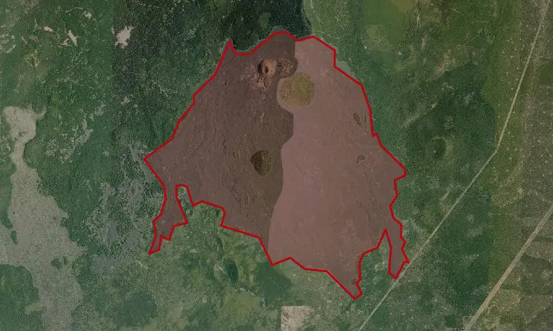 Burnt Lava Flow Geological Area