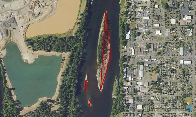 McLane Island Landing Willamette River Greenway
