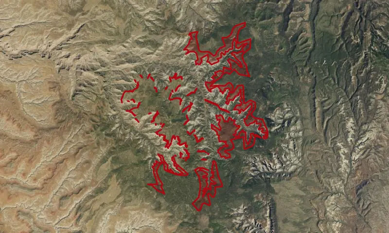 Dark - Woodenshoe Canyon Roadless Area
