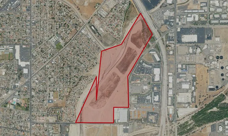 Lytle-Cajon Channel/Warm Creek Confluence