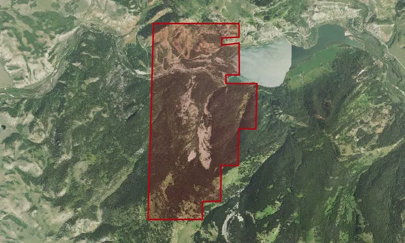 Gros Ventre Slide Canyon Recreation Area, Plo 3884 Geological Area