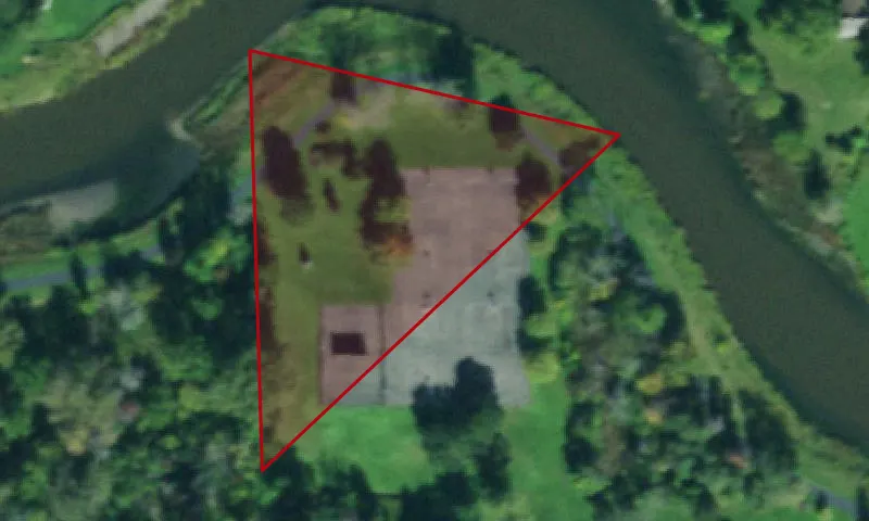 Outdoor Basketball Courts And Park
