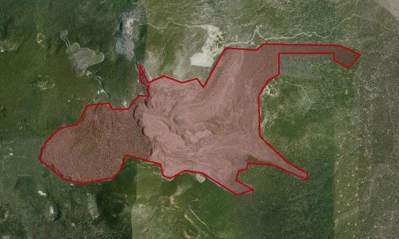 Glass Mountain Glass Flow Geological Area