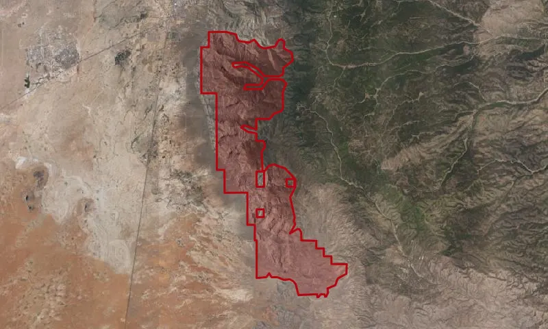 West Face Sacramento Mountains Roadless Area