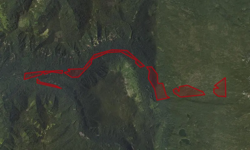 Waldo - Moolack Roadless Area